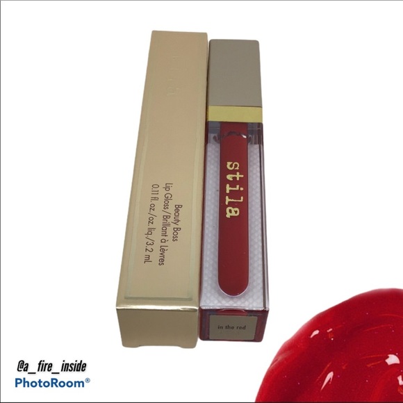 Stila Beauty Boss Lip Gloss In the Red new glam - Picture 16 of 16